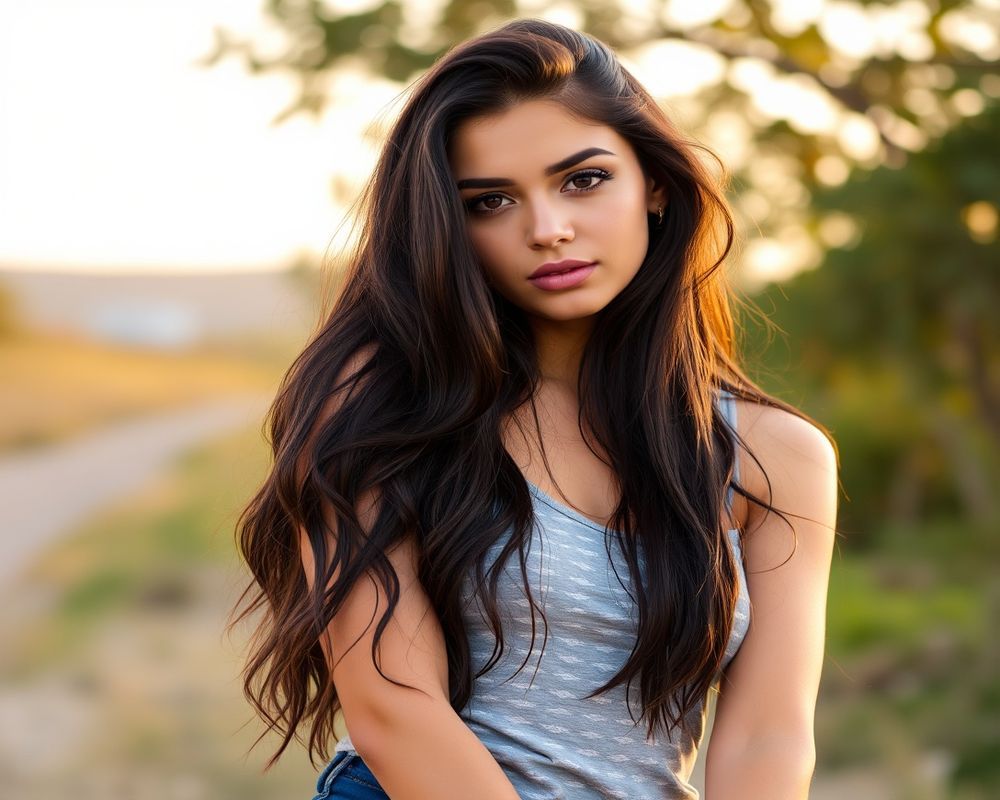 Mariana Costa lifestyle personality shot in natural outdoor setting