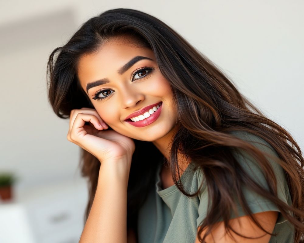 Mariana Costa commercial brand campaign with natural smile