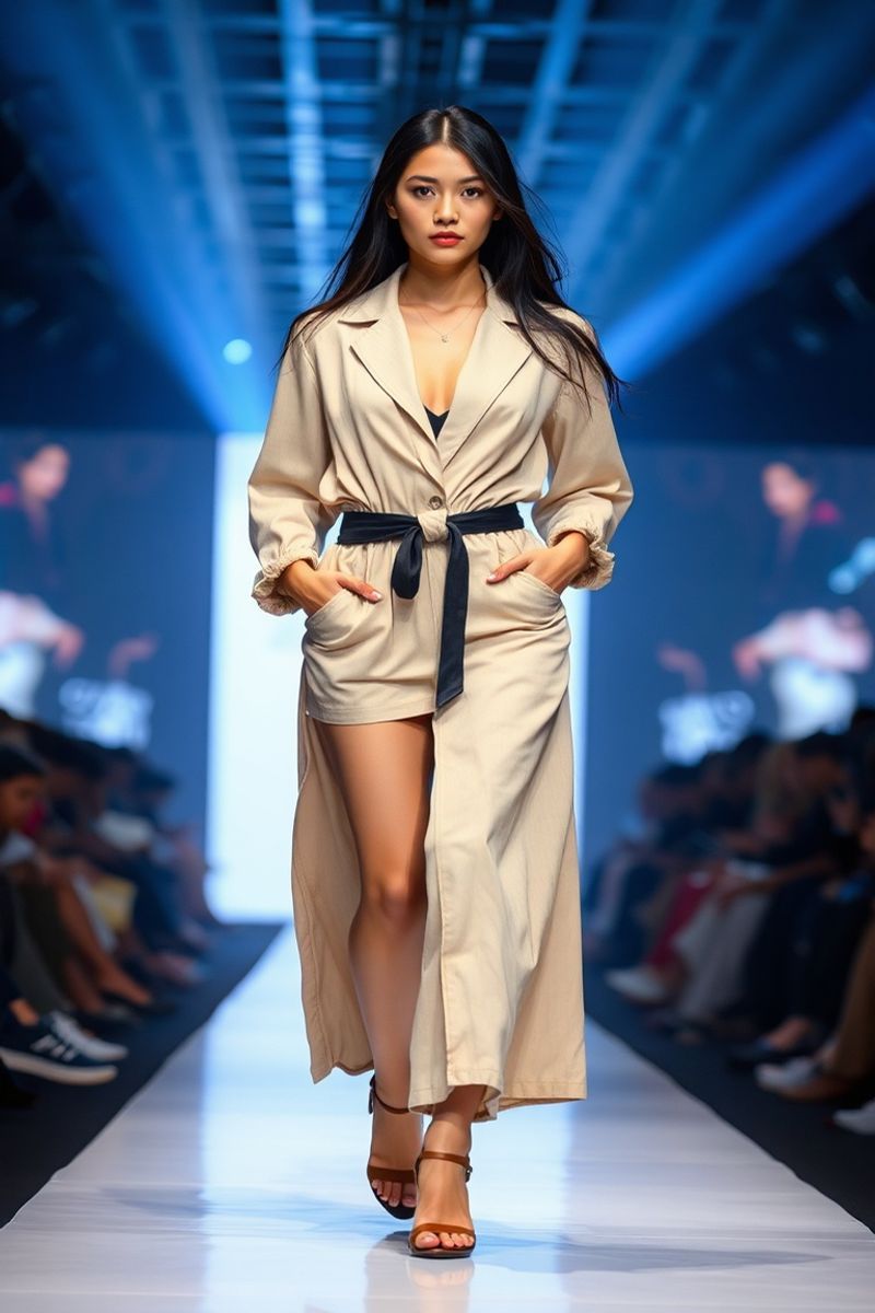 Mariana Cruz fashion runway walk