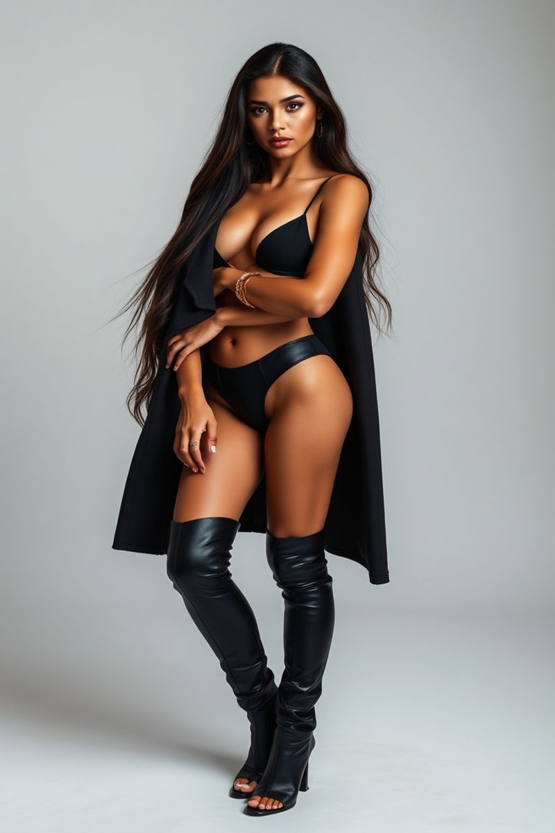 Mariana Ferreira full body editorial pose