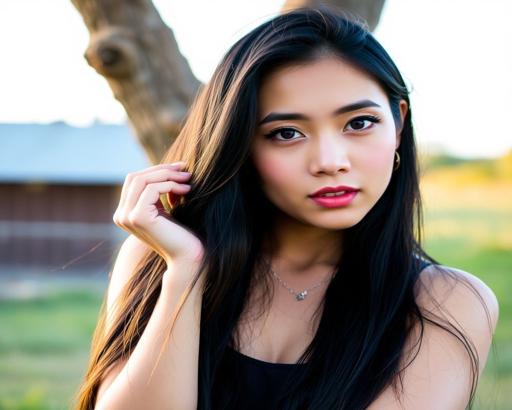 Mariana Santos natural outdoor lifestyle portrait