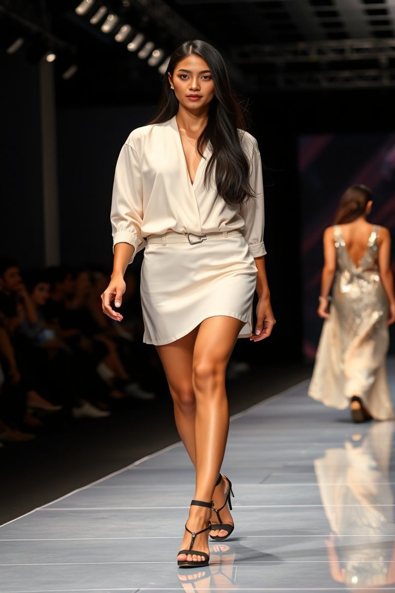 Mariana Santos fashion runway walk