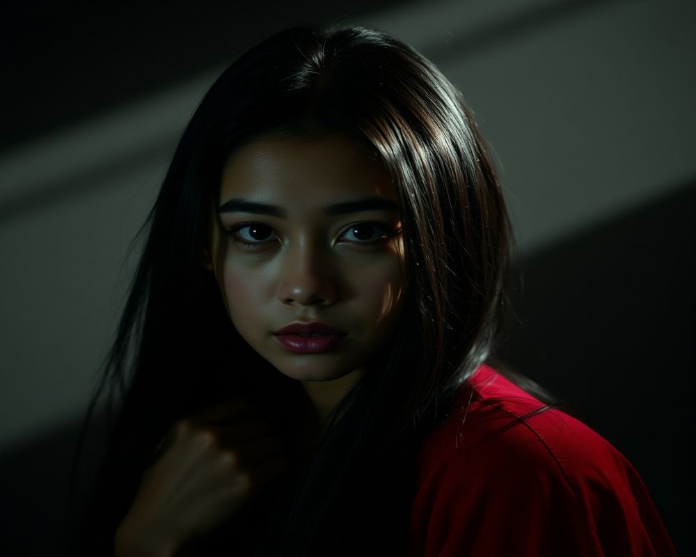 Mariana Santos artistic creative portrait