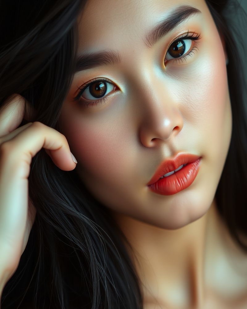 Maricel Aquino beauty close-up portrait with soft lighting