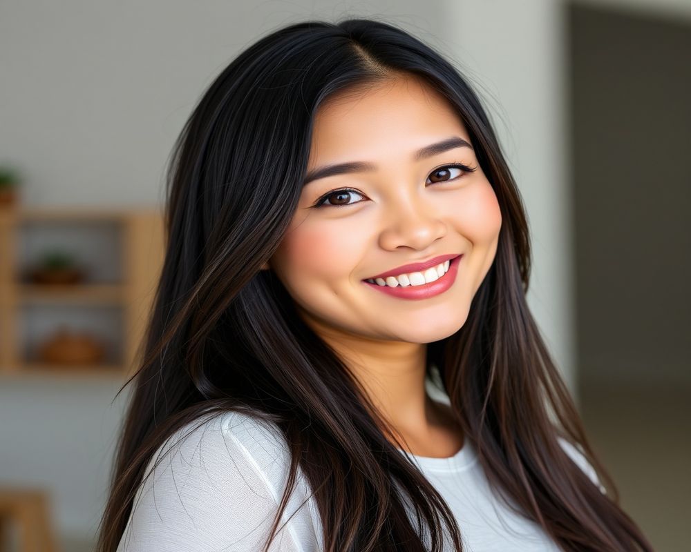 Maricel Aquino commercial brand campaign with natural smile