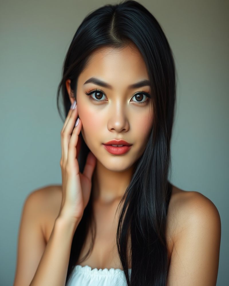 Maricel Lorenzo beauty close-up portrait with soft lighting