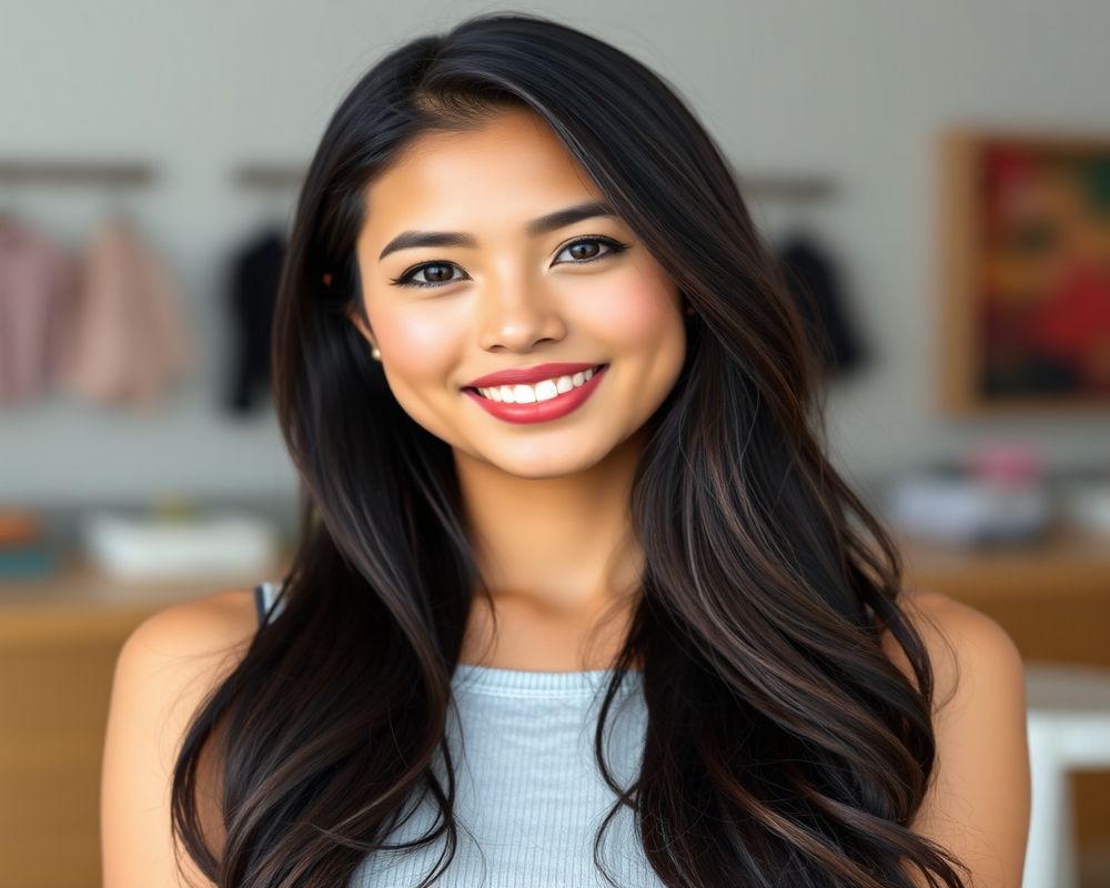 Maricel Lorenzo commercial brand campaign photo with natural smile