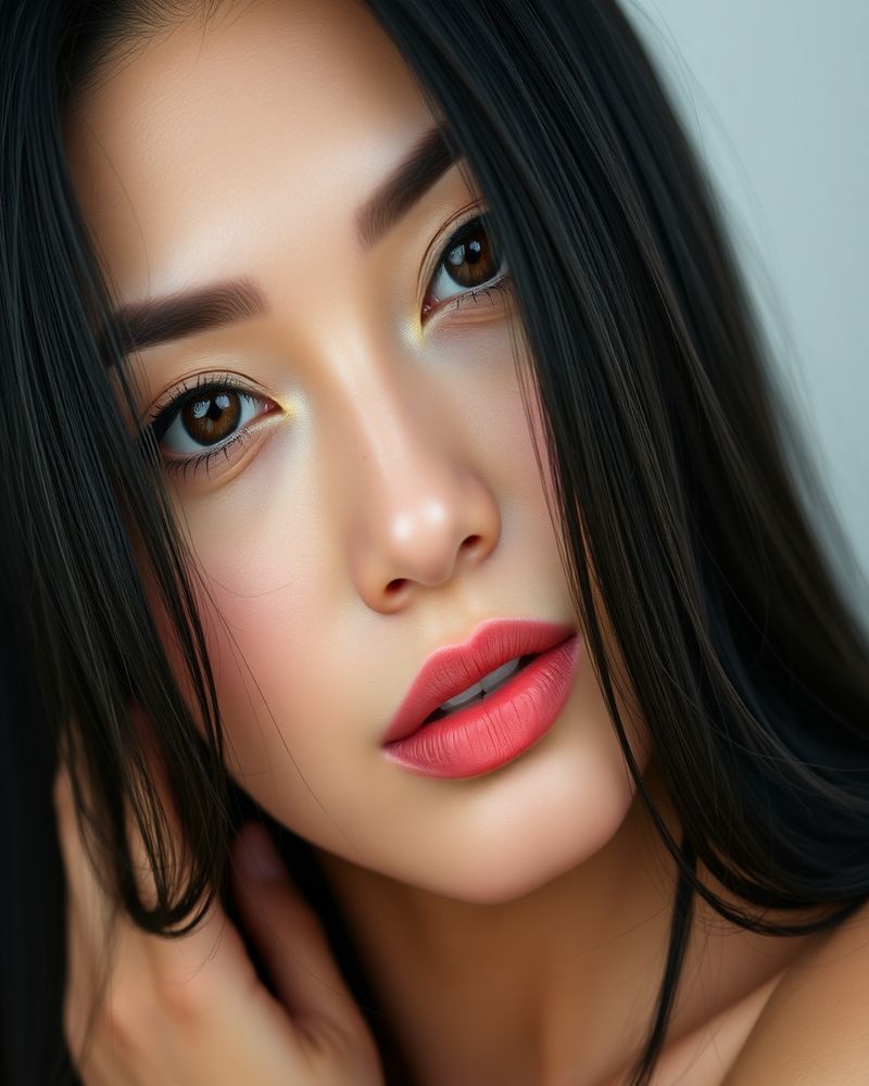 Maricel Santos beauty close-up portrait with soft lighting