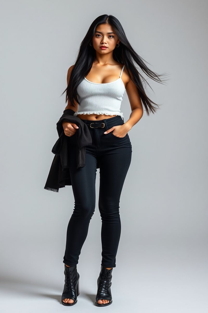 Maricel Velasco full body editorial pose