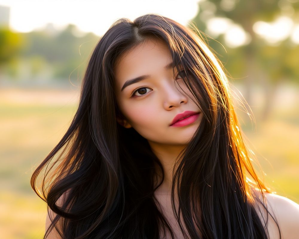 Marina Tan lifestyle personality shot in natural outdoor setting