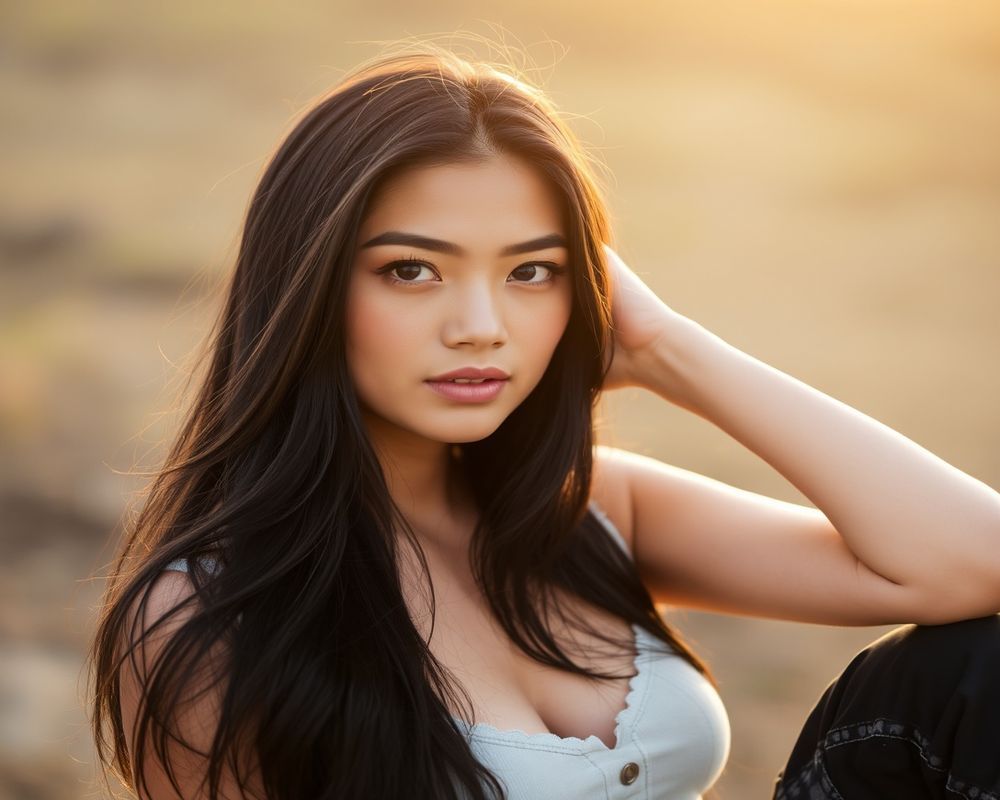 Marisol Dela Cruz lifestyle personality shot in natural outdoor setting