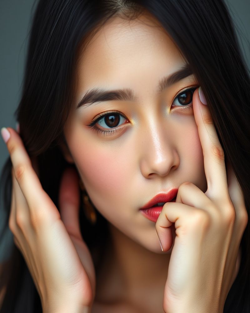 Marisol Dela Cruz beauty close-up portrait with soft lighting