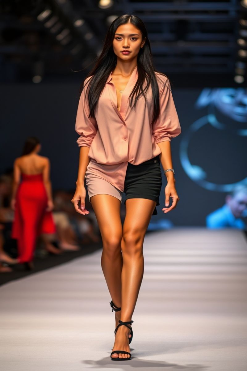 Marisol Reyes fashion runway walk