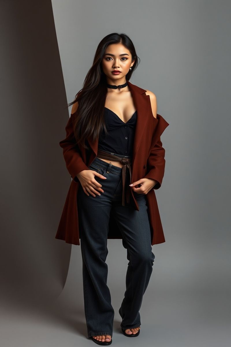 Marisol Santiago full body editorial pose