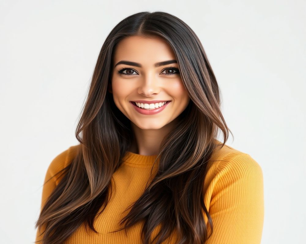 Martina Torres commercial brand campaign with natural smile