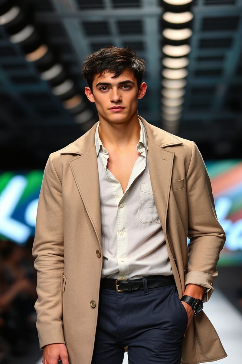 Mateo Ibarra fashion runway walk
