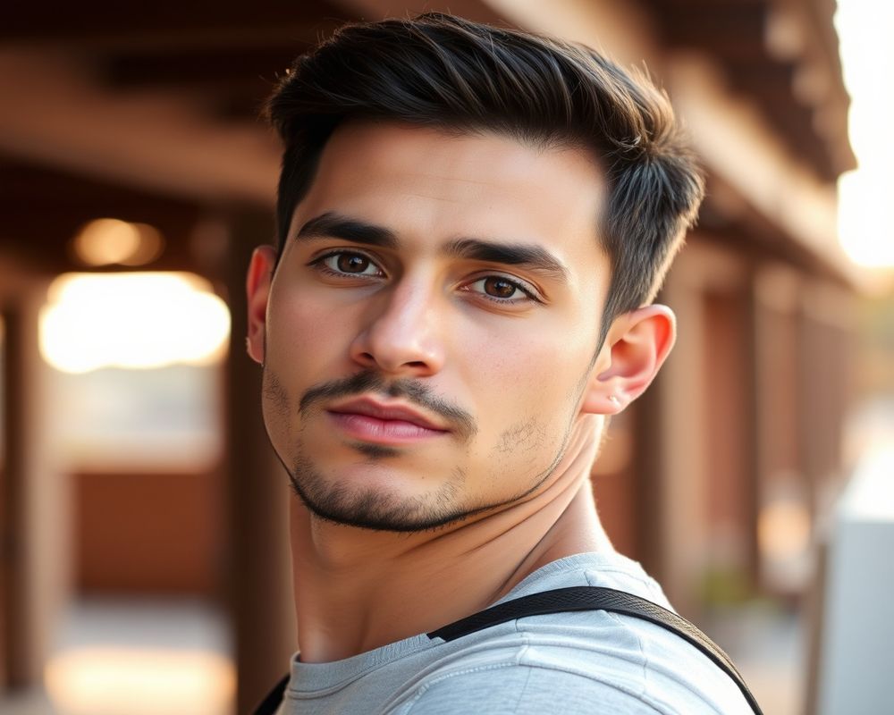 Mateo Reyes lifestyle personality shot in natural outdoor setting