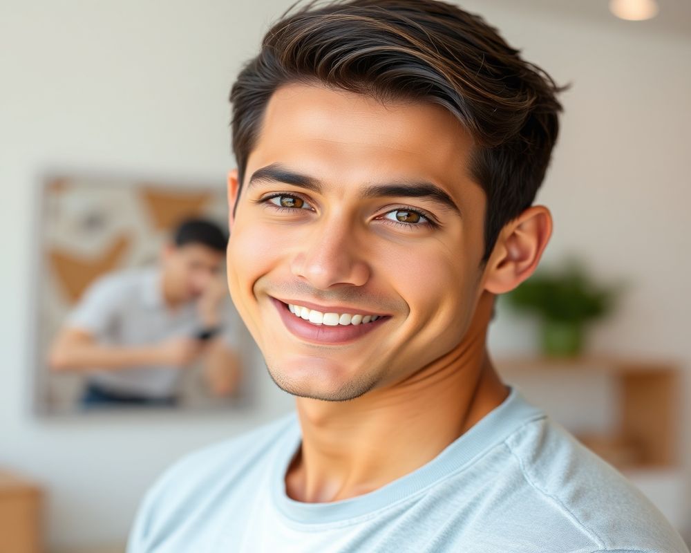 Mateo Reyes commercial brand campaign with natural smile