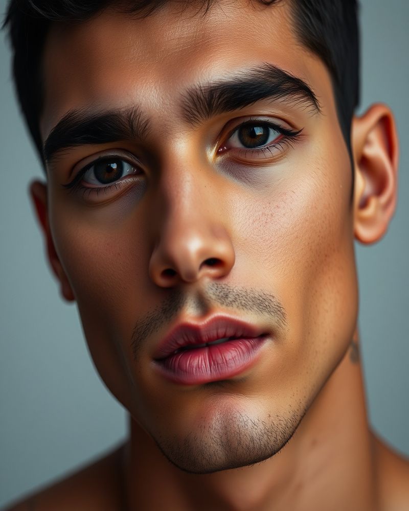 Mateo Rodríguez beauty close-up portrait