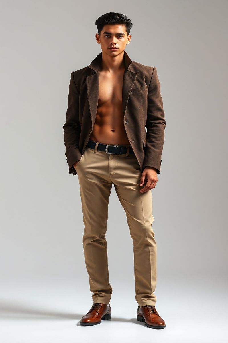 Mateo Silva full body editorial pose