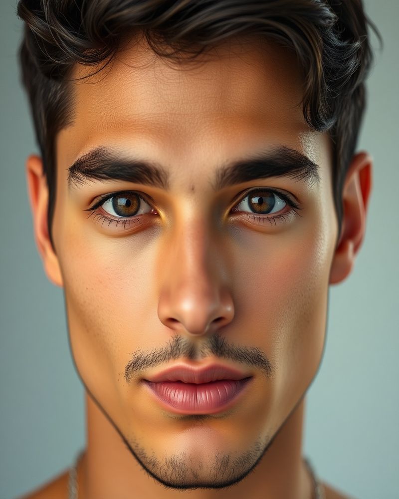 Mateo Silva beauty close-up portrait