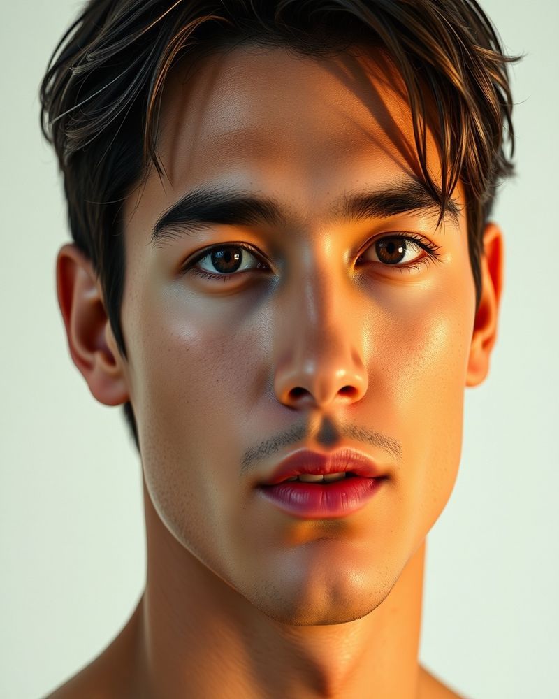 Mateo Valencia beauty close-up portrait