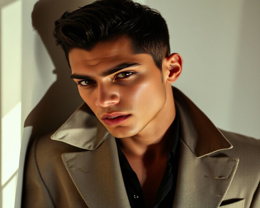 Matheus Oliveira high fashion editorial photograph