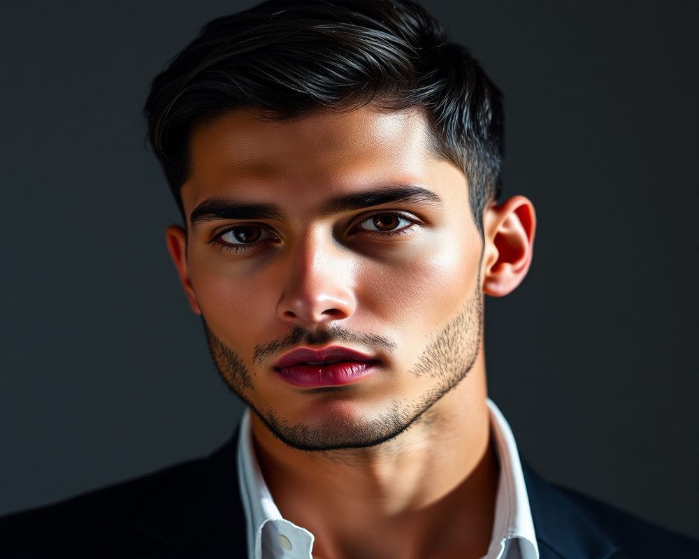 Matheus Silva high fashion editorial