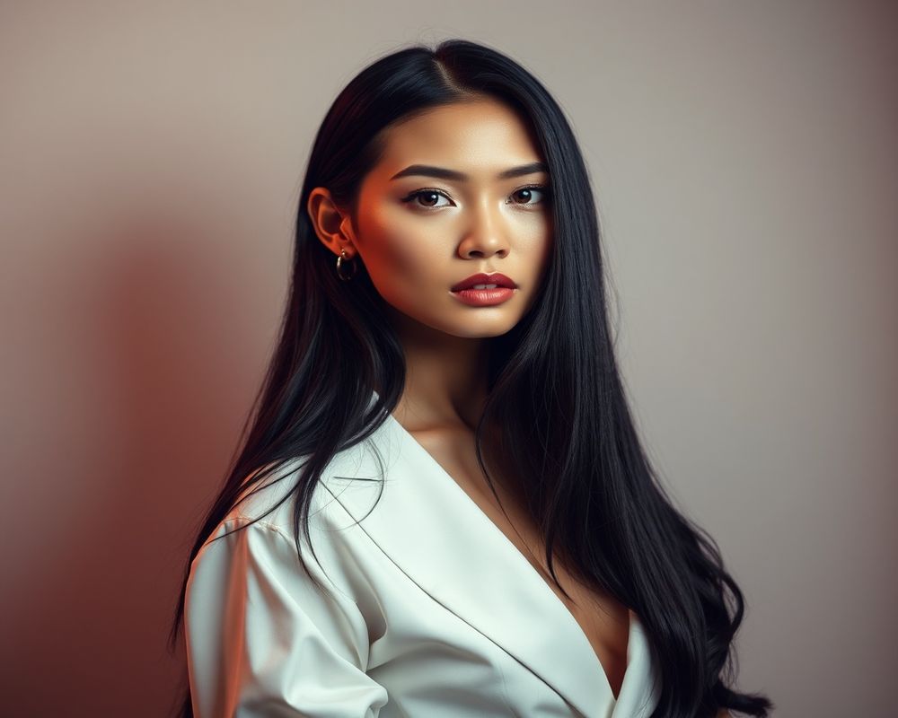 Maya Angelica Santos high fashion editorial