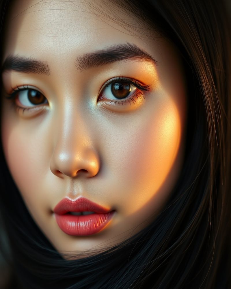 Maya Reyes beauty close-up portrait
