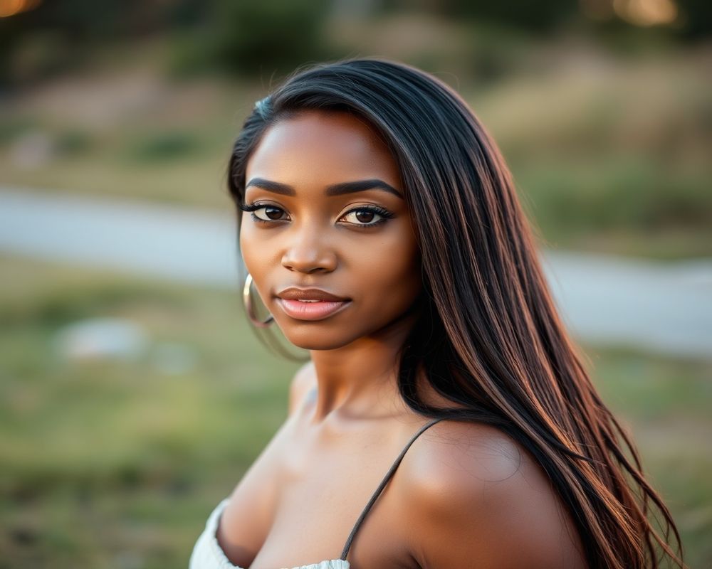 Meron Tadesse lifestyle personality shot in natural outdoor setting