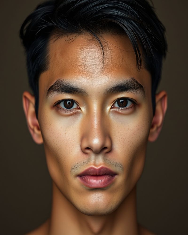 Miguel Santos-Reyes beauty close-up portrait with soft lighting