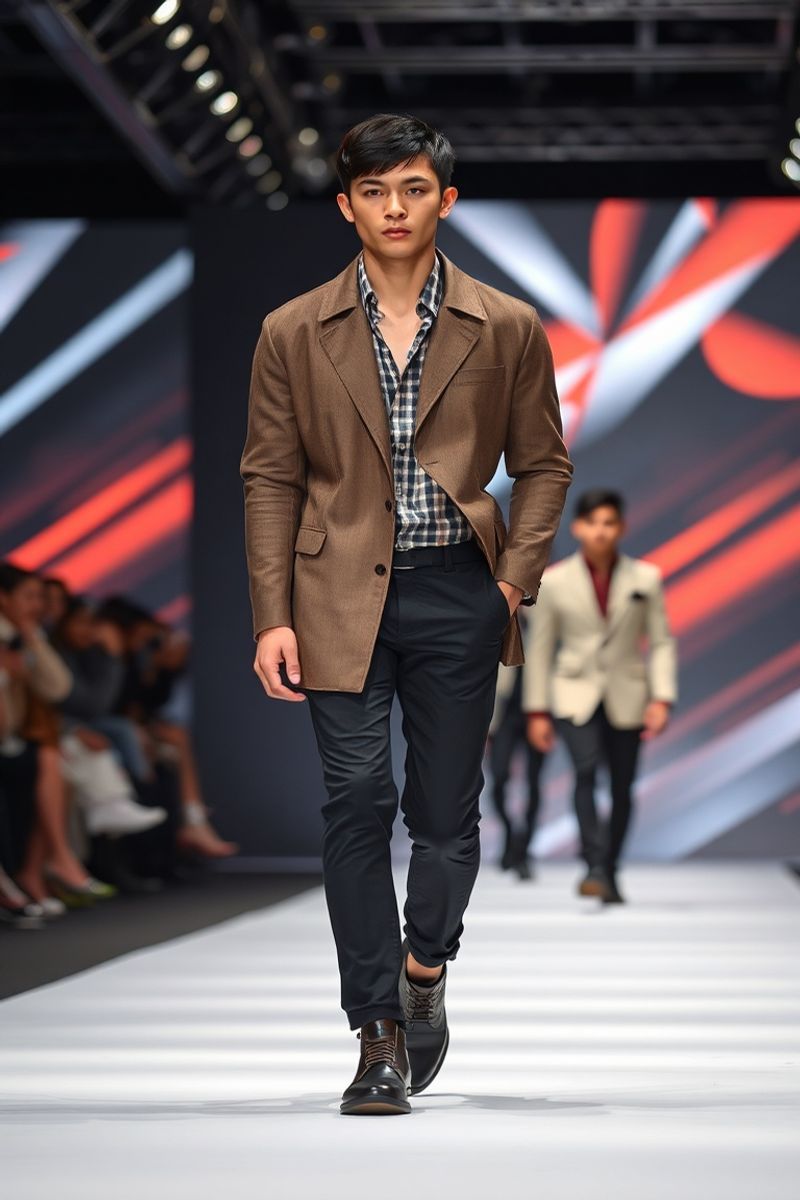 Min-Ho Choi fashion runway walk