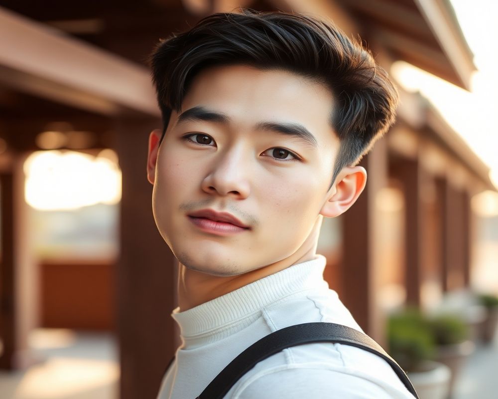 Min-Ho Park lifestyle personality shot in natural outdoor setting