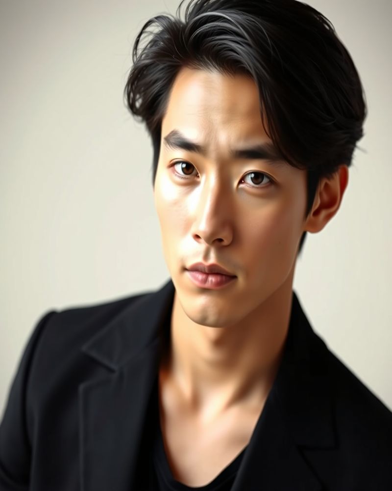 Min-Jae Kim professional headshot, studio lighting with neutral background