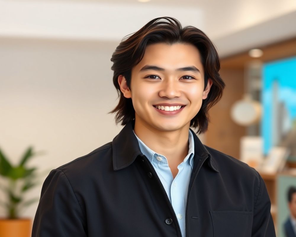 Min-Jae Kim commercial brand campaign with natural expression