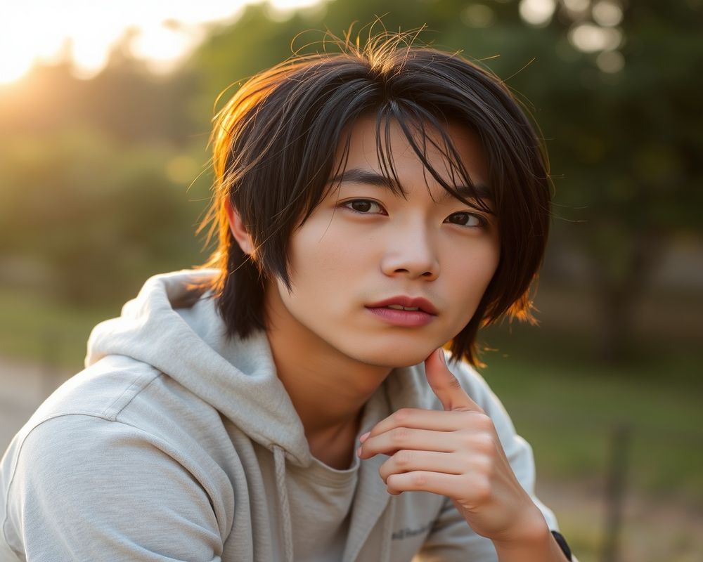 Min-Jae Park lifestyle personality shot in natural outdoor setting