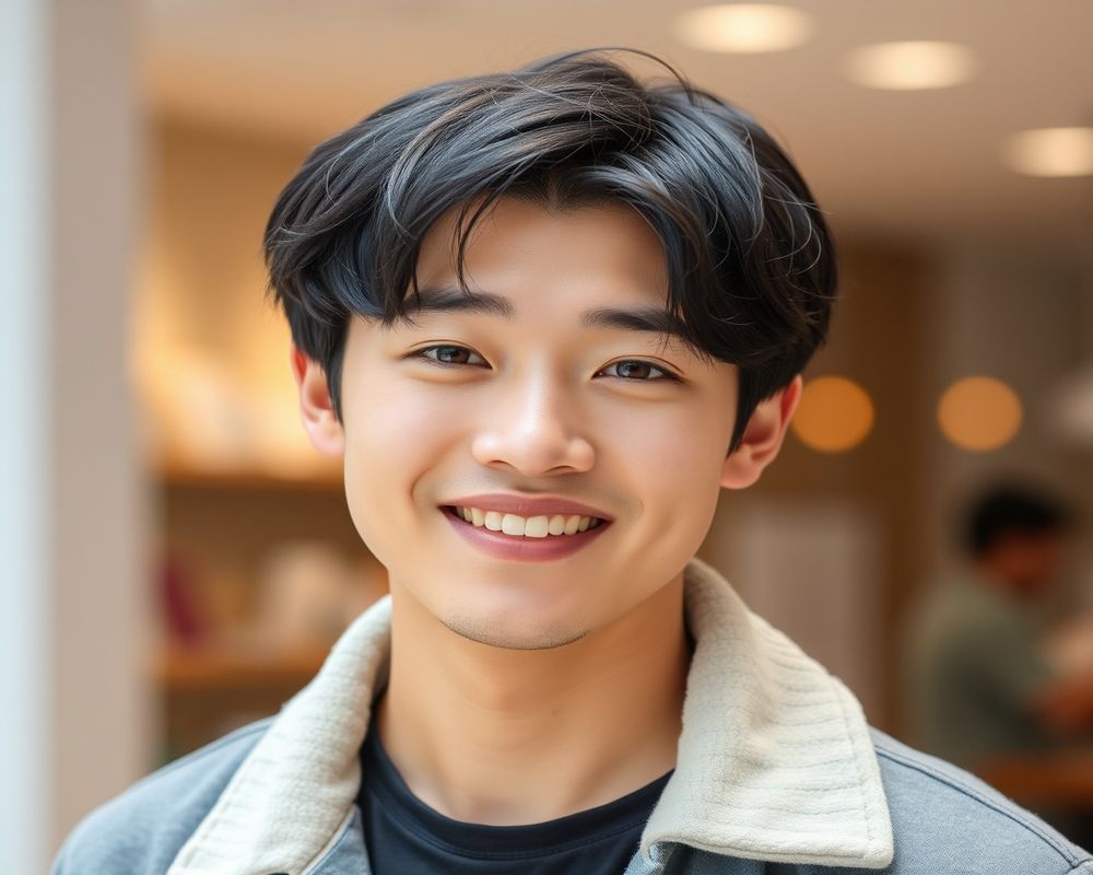 Min-Jae Park commercial brand campaign with natural smile