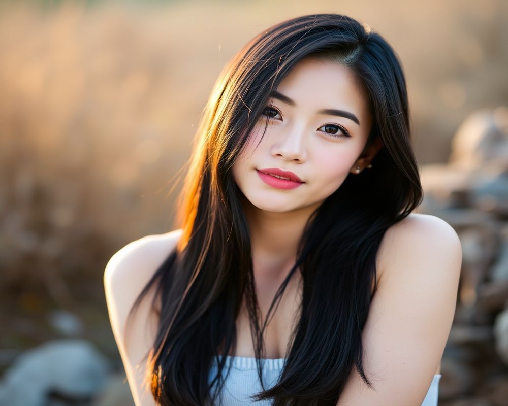 Min-Ji Park lifestyle personality shot in natural outdoor setting