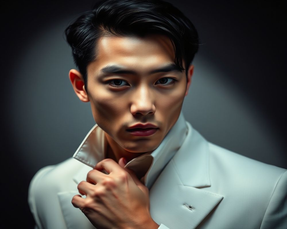 Minho Kang high fashion editorial