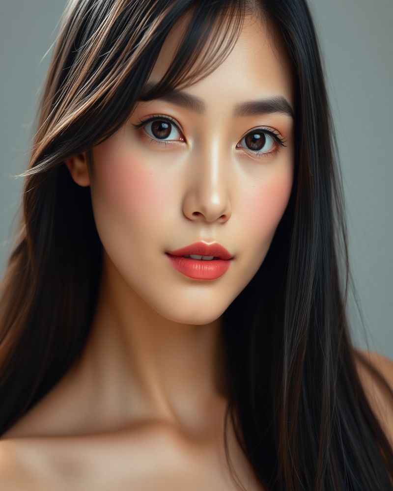 Nadira Putri beauty close-up portrait with soft lighting