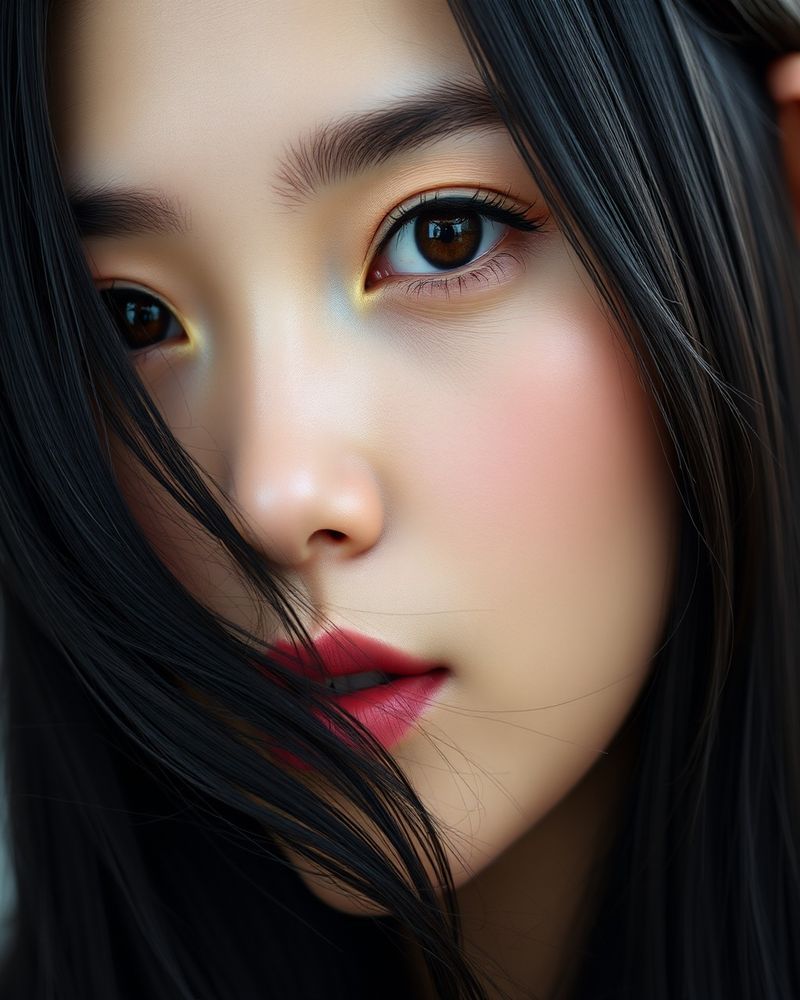 Niran Sutthichai beauty close-up portrait