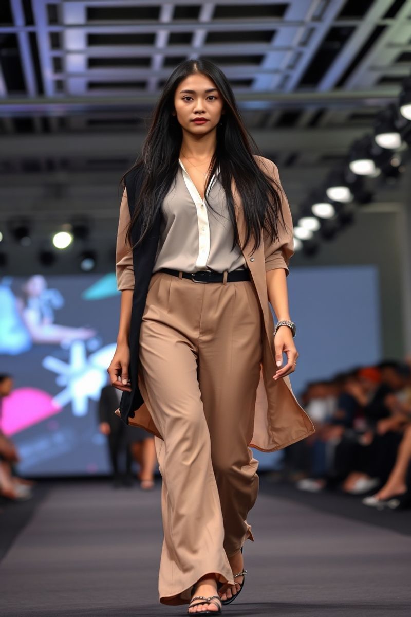 Niran Sutthichai fashion runway walk