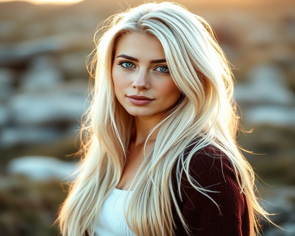 Nora Lindström lifestyle personality shot in natural outdoor setting