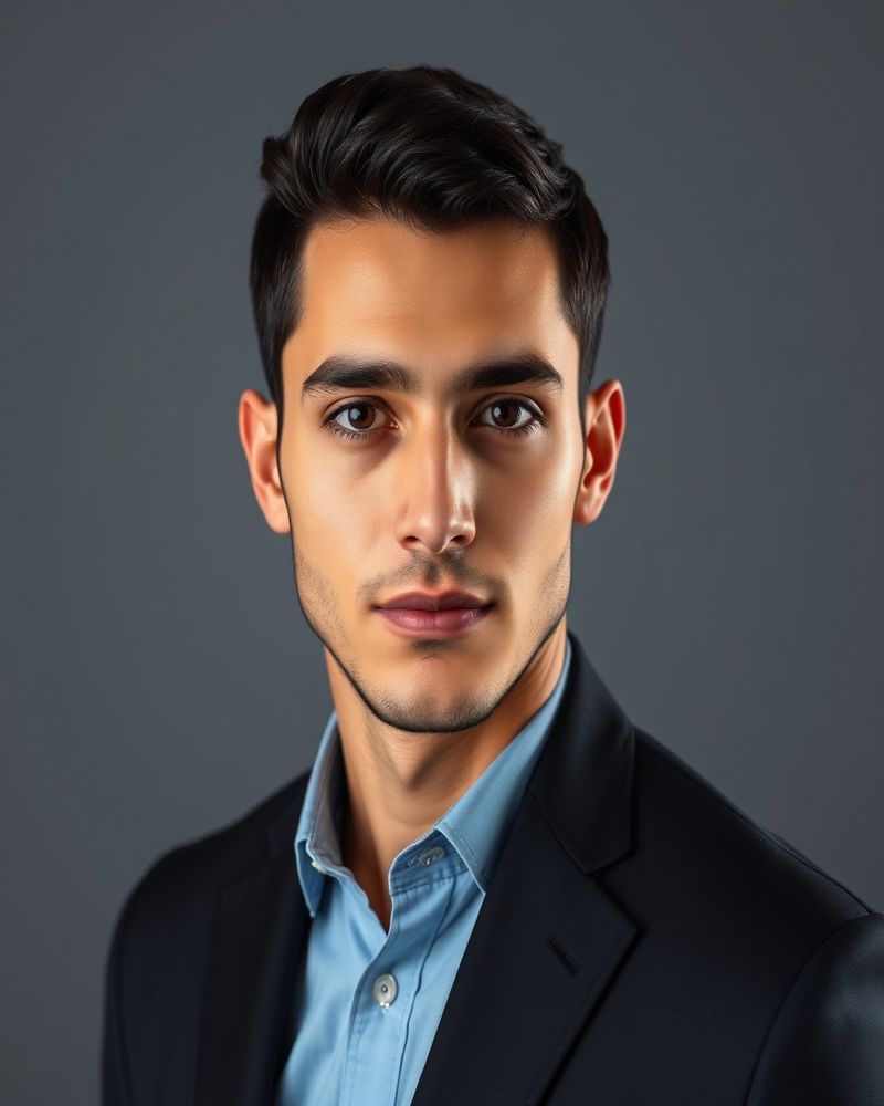 Omar Hassan professional headshot, studio lighting with neutral background