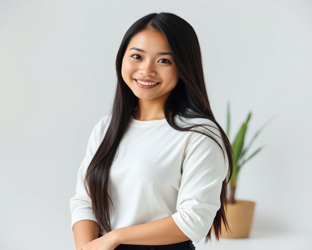 Ploy Chanthana commercial brand campaign with natural smile