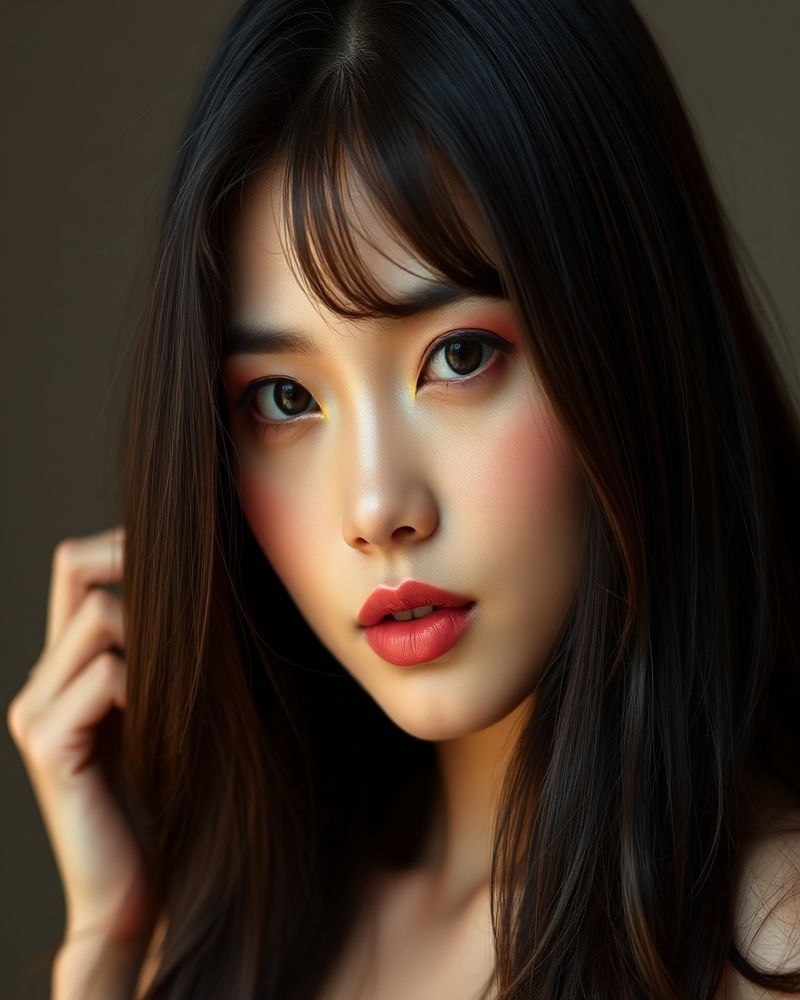 Ploy Charoensuk beauty close-up portrait