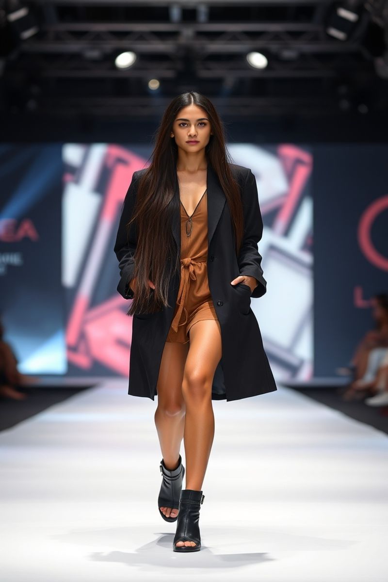 Ploy Charoensuk fashion runway walk