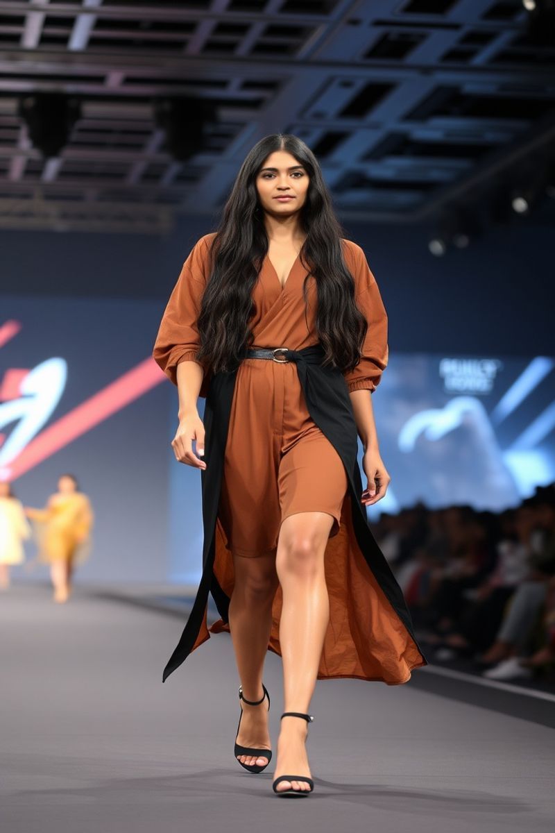 Priya Deshmukh fashion runway walk