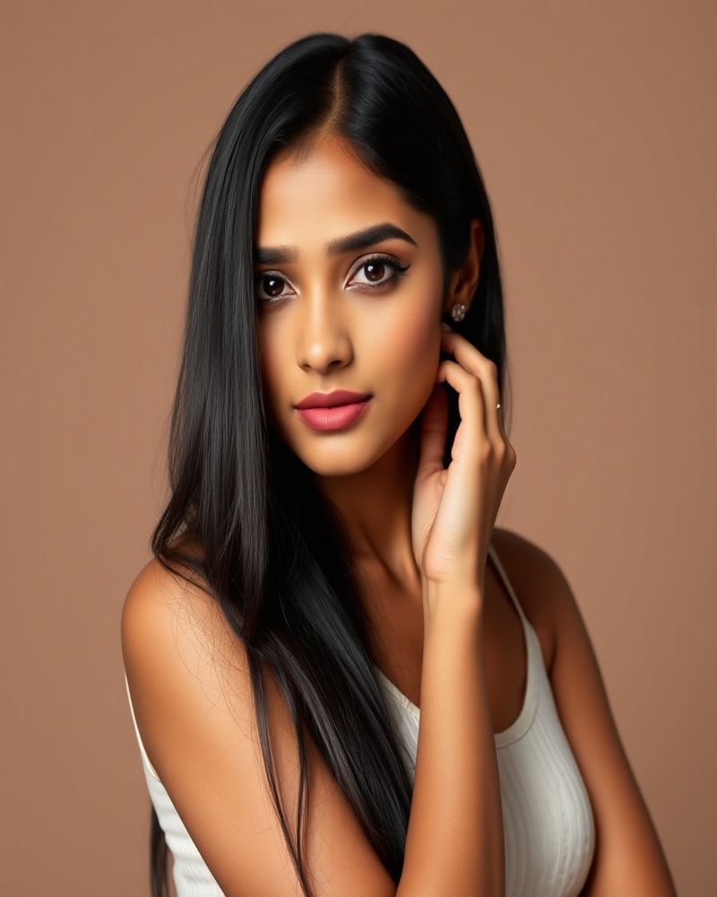 Priya Sharma professional headshot, studio lighting